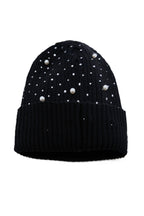 Pearl Knit Fuzzy Winter Beanie