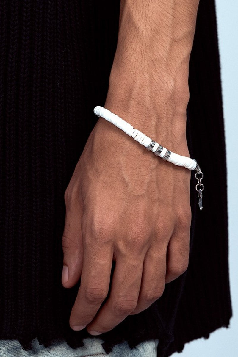 White Lava Turquoise Bracelet