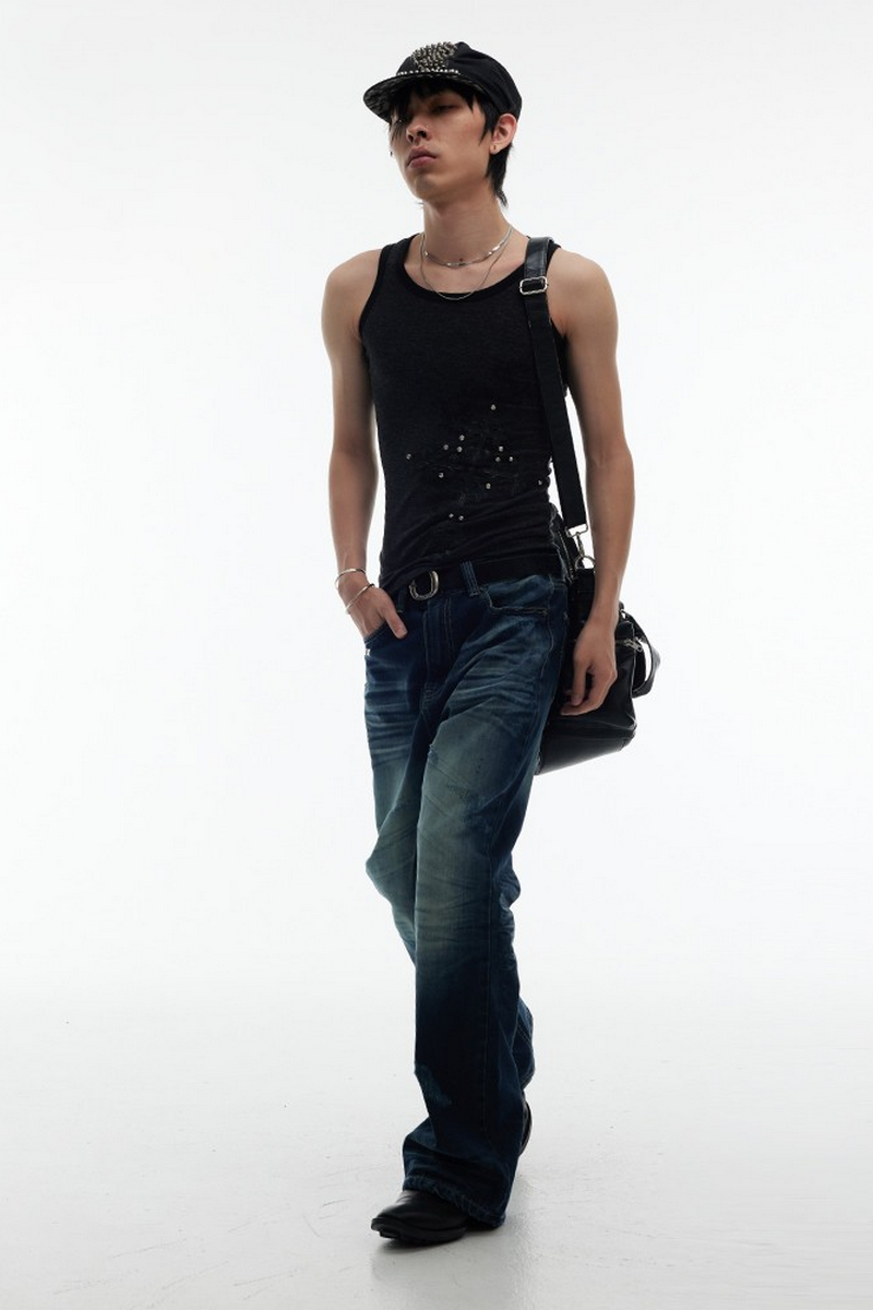 Baroque Cross Stretch Tank