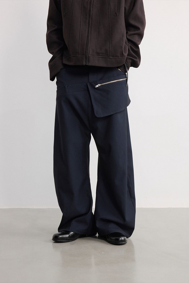 Double Waist Cargo Trousers