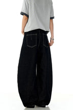 Black Blade Raw Jeans