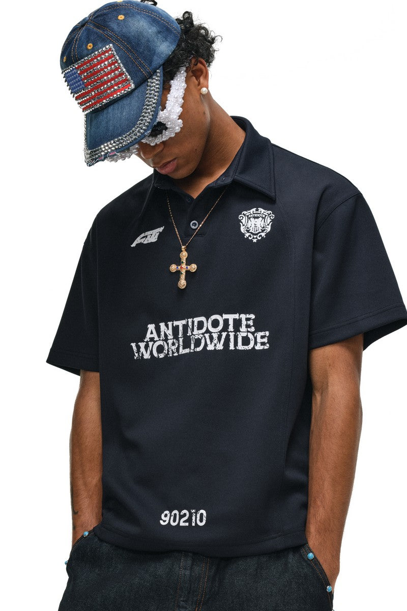 Vintage Sports Patch Polo