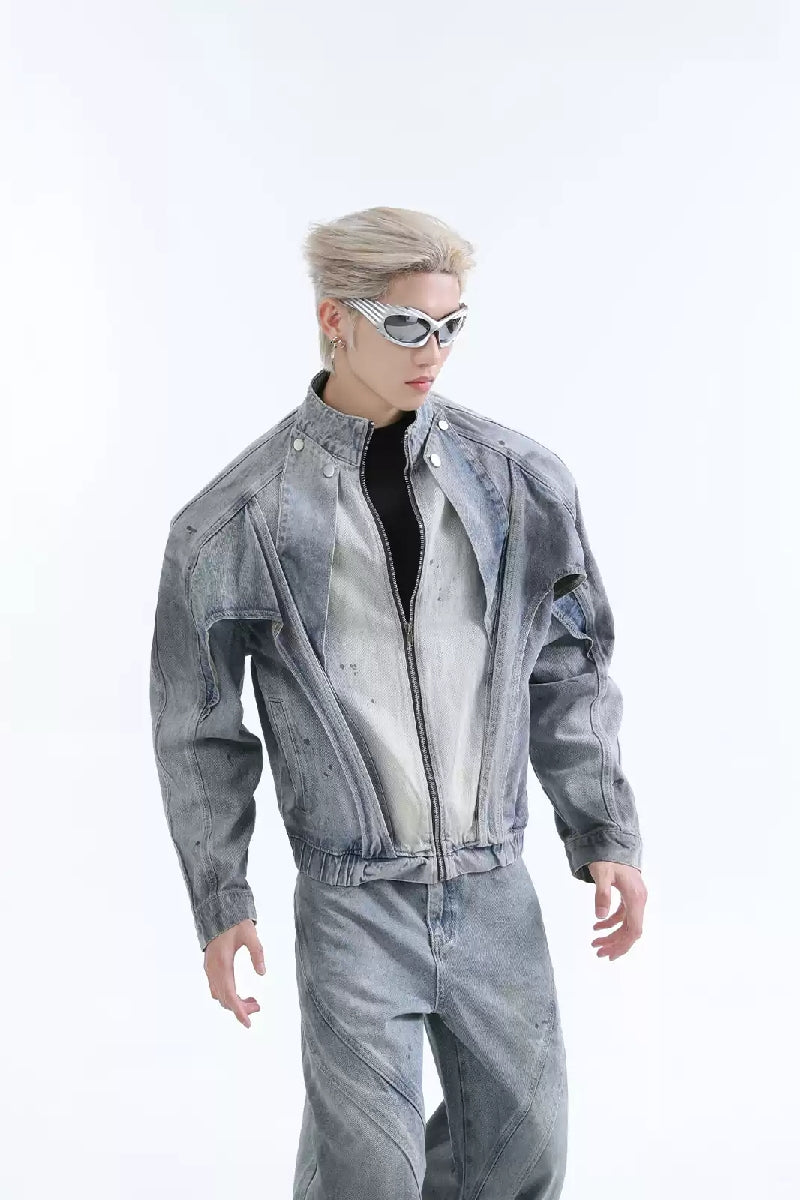 Ink Splatter Zip Jacket – Copping Zone