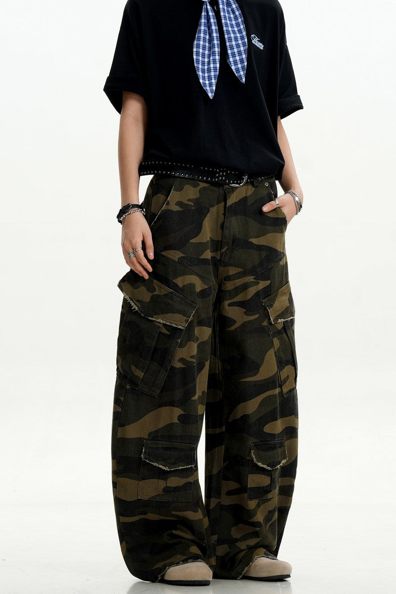 Camo Pocket Cargo Pants