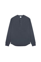 Waffle Henley Long Sleeve Tee