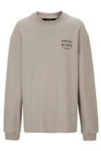 Skeleton Waffle Knit Sweatshirt