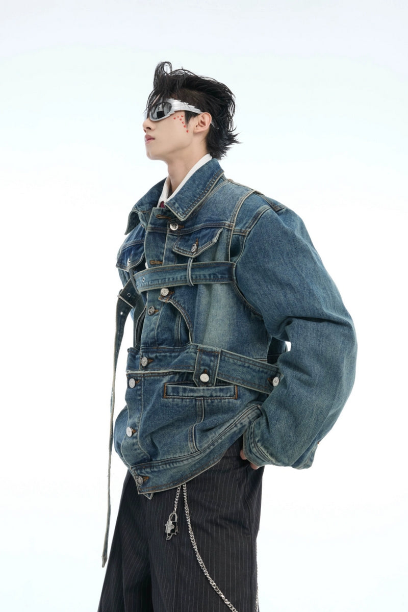 Argue Culture デニムジャケット メタル ウォッシュド 大人気