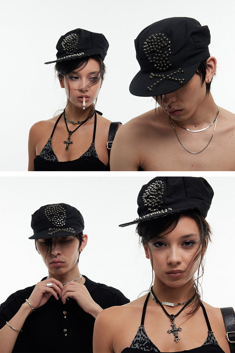 Leopard Canvas Skull Cap