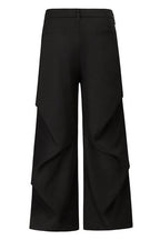 Wrinkled Loose Dress Pants