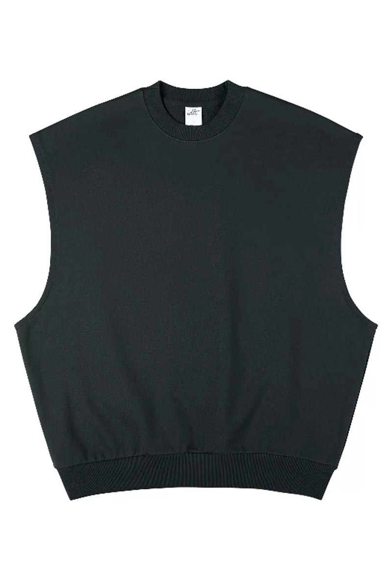 Heavyweight Sleeveless Hoodie Vest