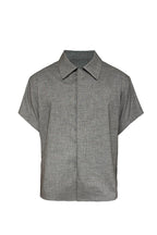 Textured Bud Collar Shirt