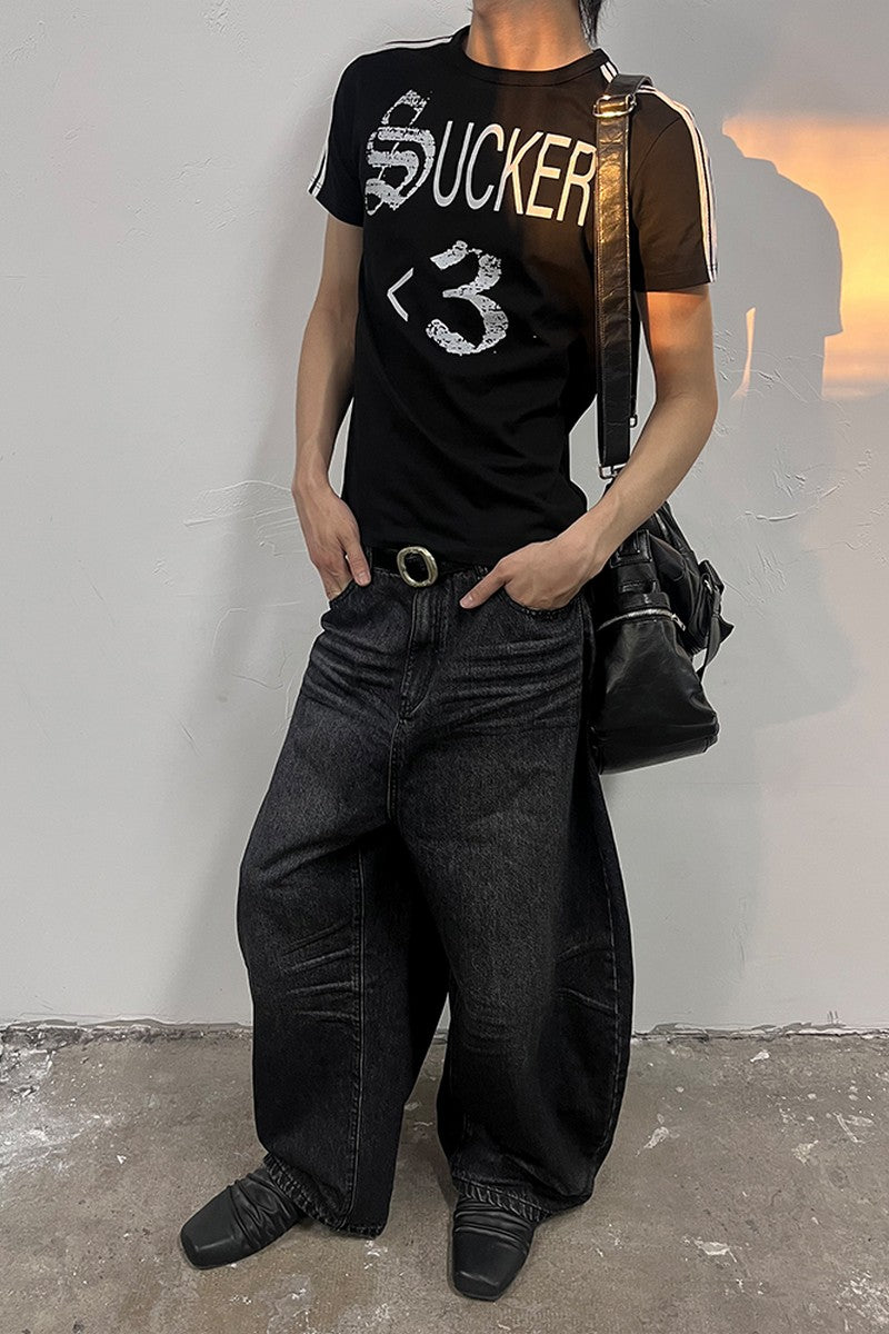 Vintage Loose Washed Jeans