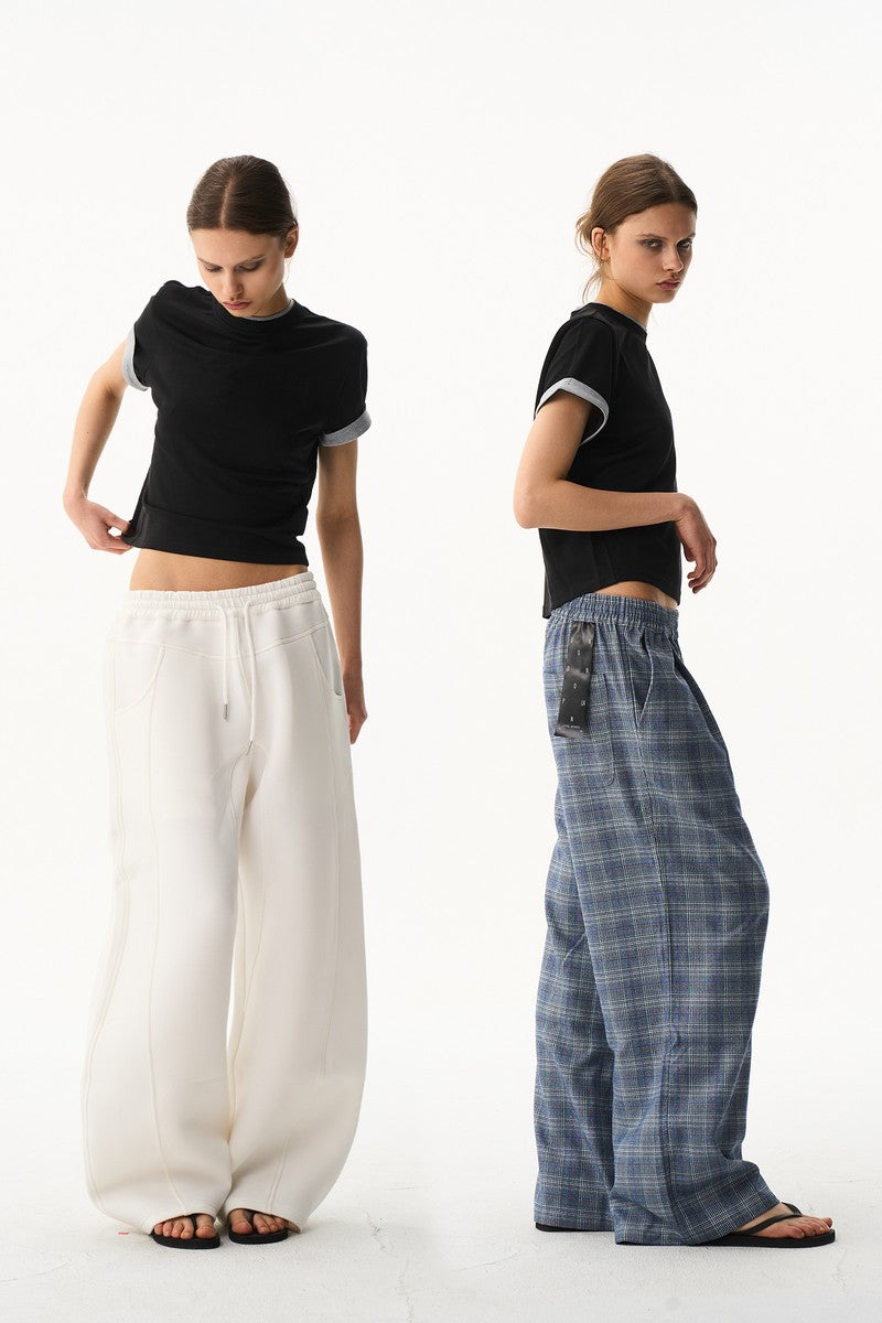 Layered Embroidered Slim Tee