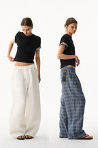 Layered Embroidered Slim Tee