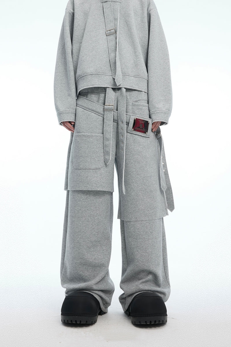 Layered Ribbon Sweatpants