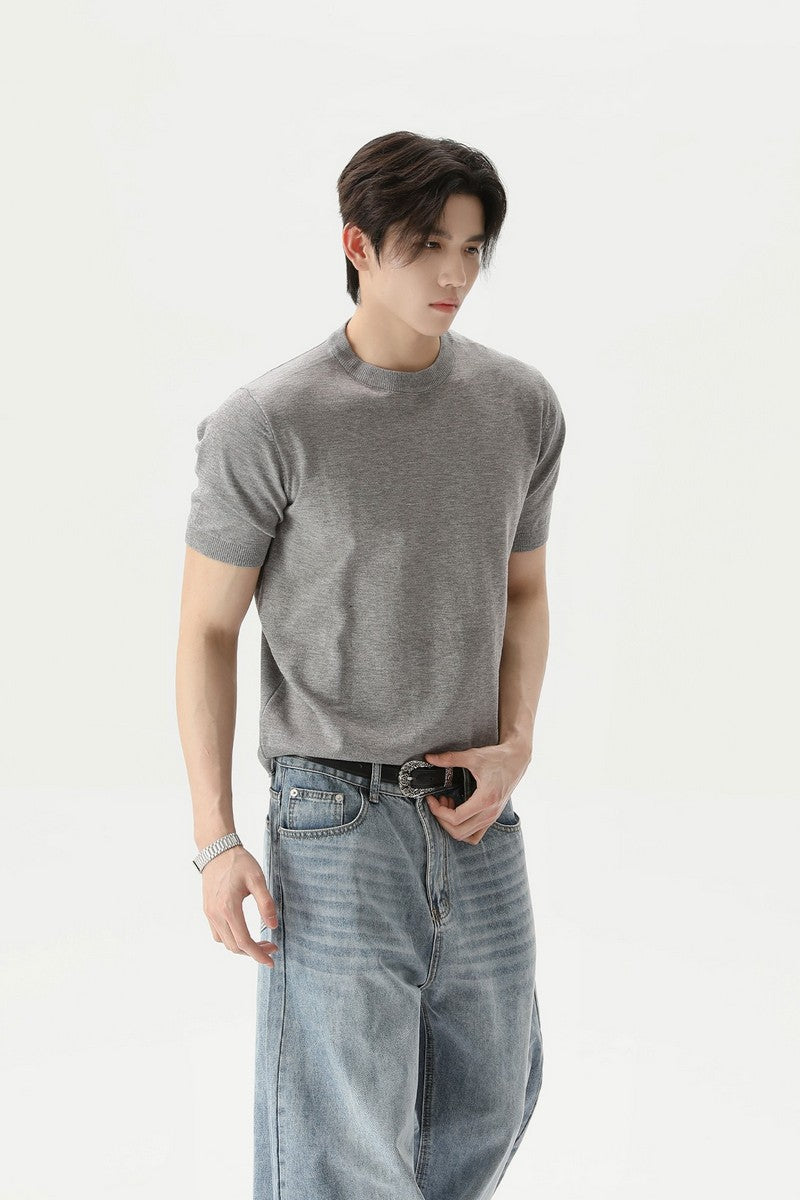 Vintage Knit Crewneck Tee