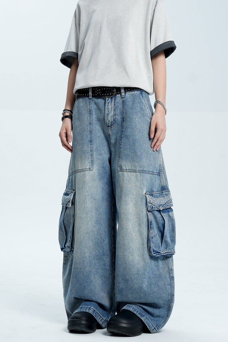 Scythe Pocket Denim Cargo Pants