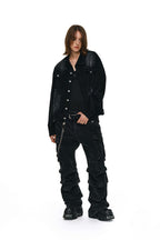Distressed Corduroy Work Jacket