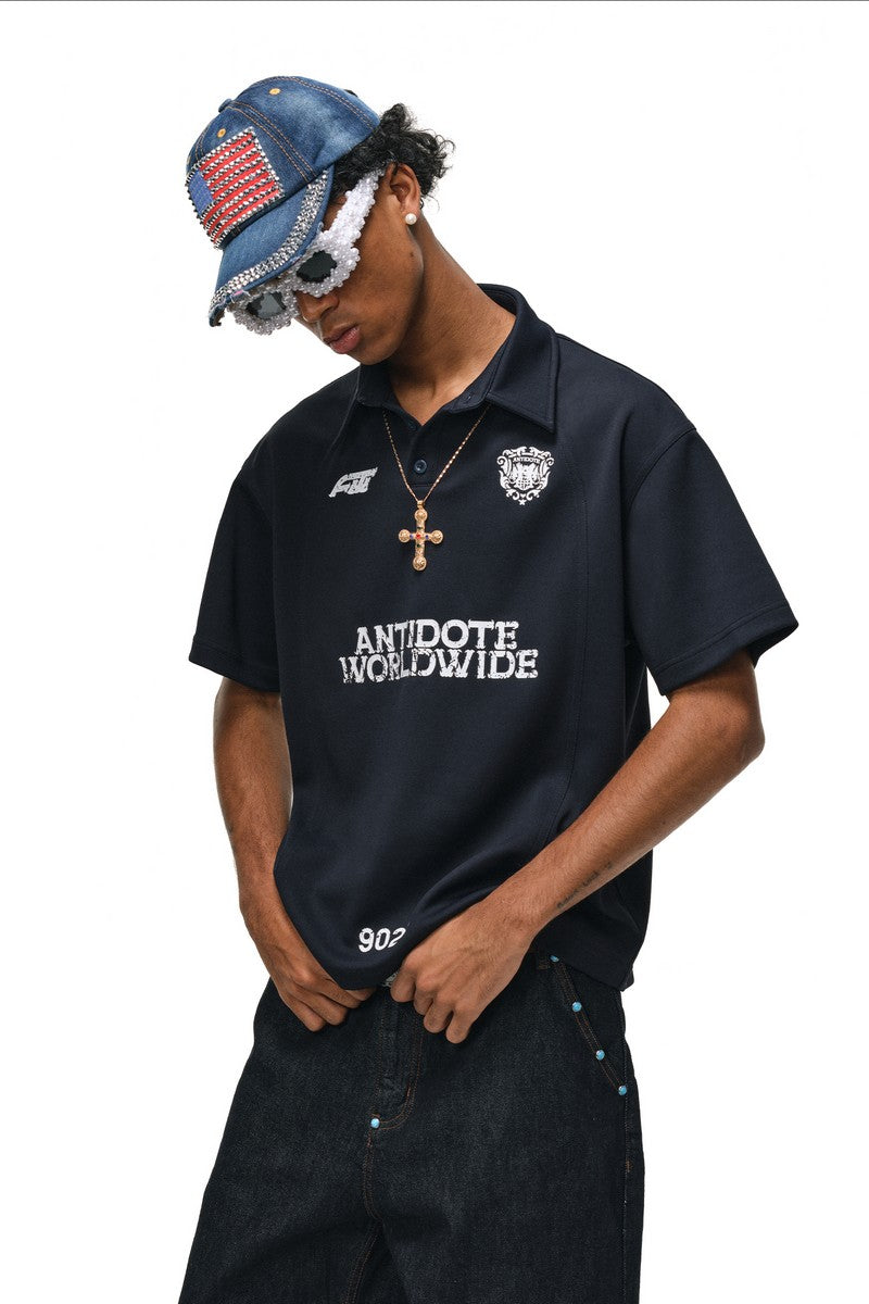 Vintage Sports Patch Polo