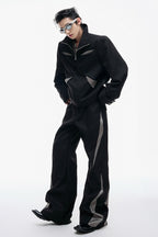 Colorblock Deconstructed Trousers