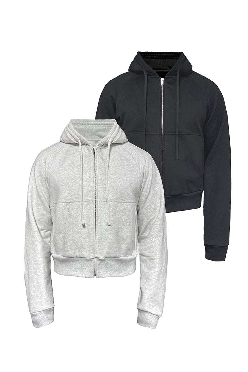 Drawstring Raglan Fit Hoodie