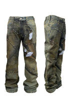 Rust Rivet Washed Jeans