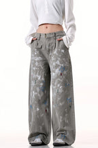 Paint Splatter Graffiti Cargo Pants