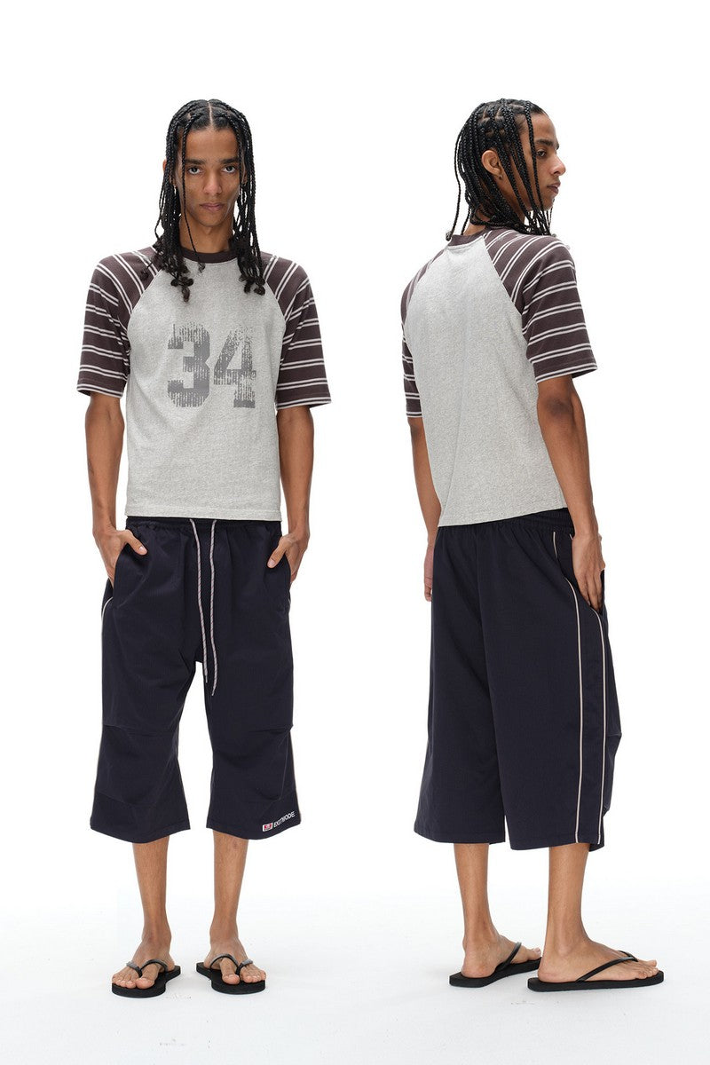 Side Stripe Cargo Shorts
