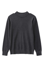 Wool Blend Mock Neck Sweater