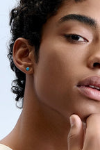 Turquoise Opal Stud Earrings