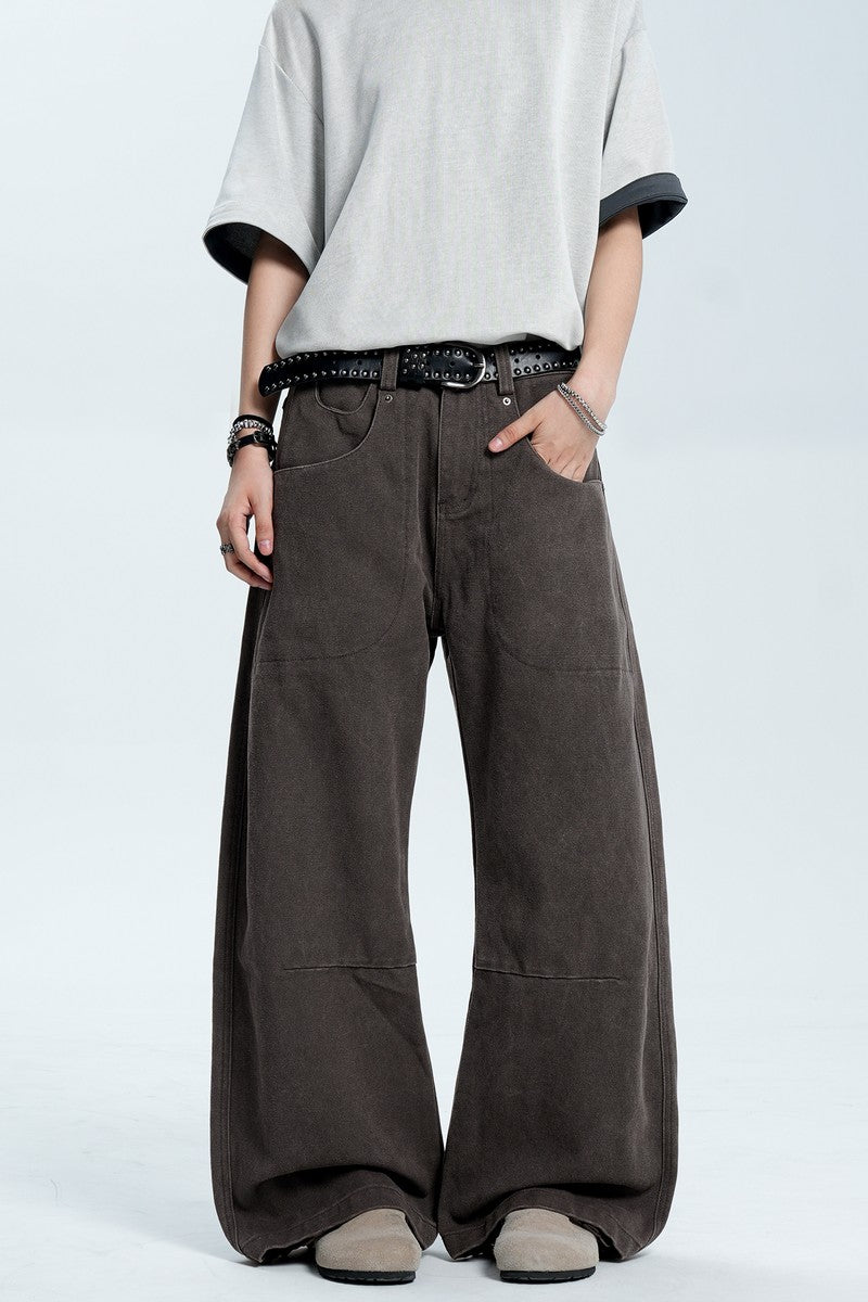 Washed Street Loose Fit Jeans