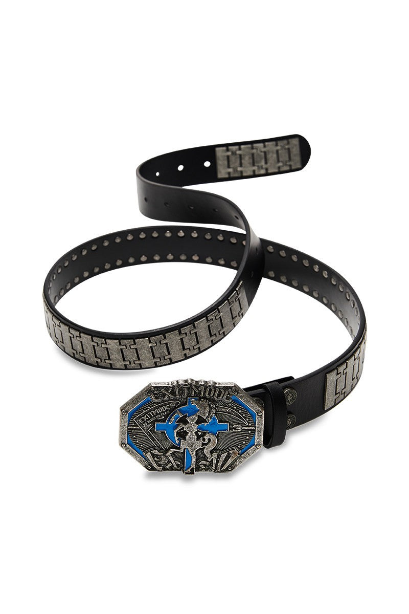 Dial Crosshorse Buckle Belt