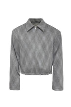 Diamond Quilted Fleece Jacket