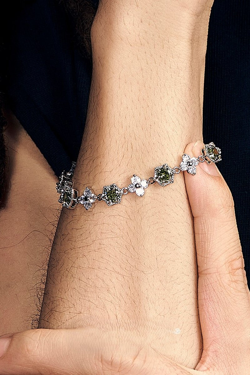 Snowflake Zircon Tennis Bracelet