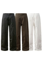 Wrinkled Wide Leg Work Pants
