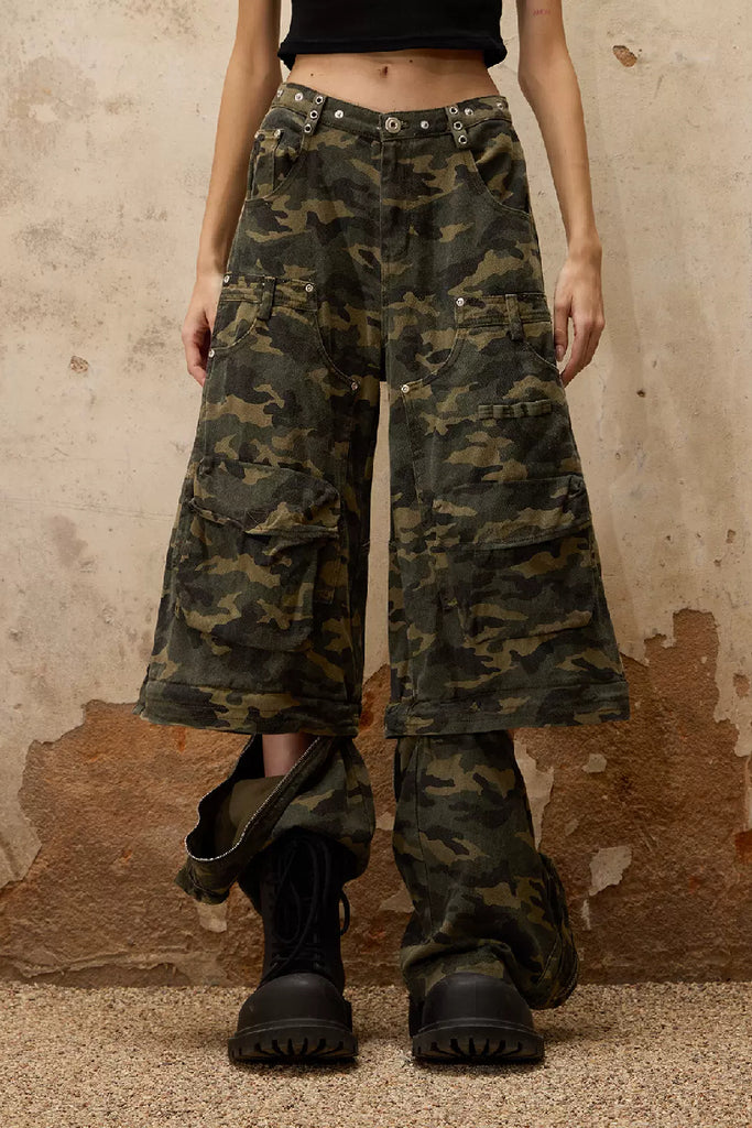 PERSONSOUL ThreeinoneCargo 3way 迷彩カーゴパンツ personsoul camouflage cargo pants