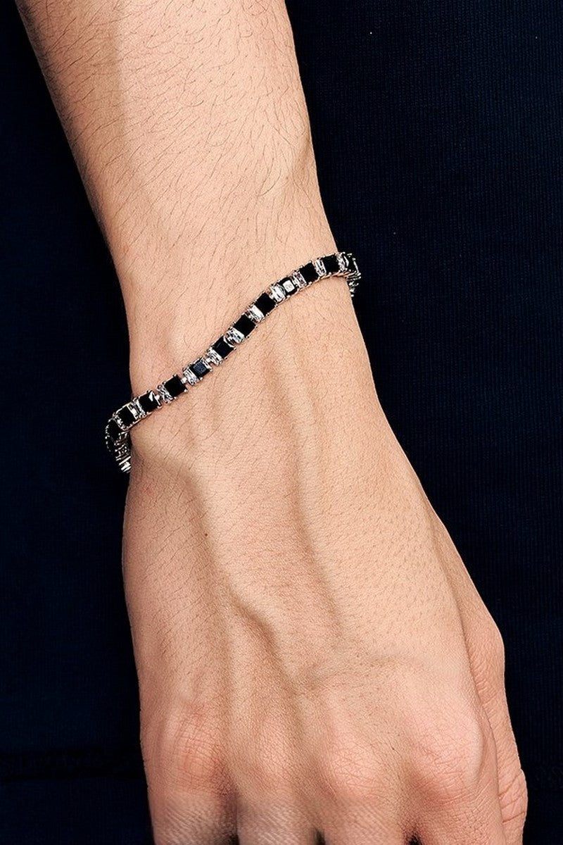 Multicolor Diamond Tennis Bracelet