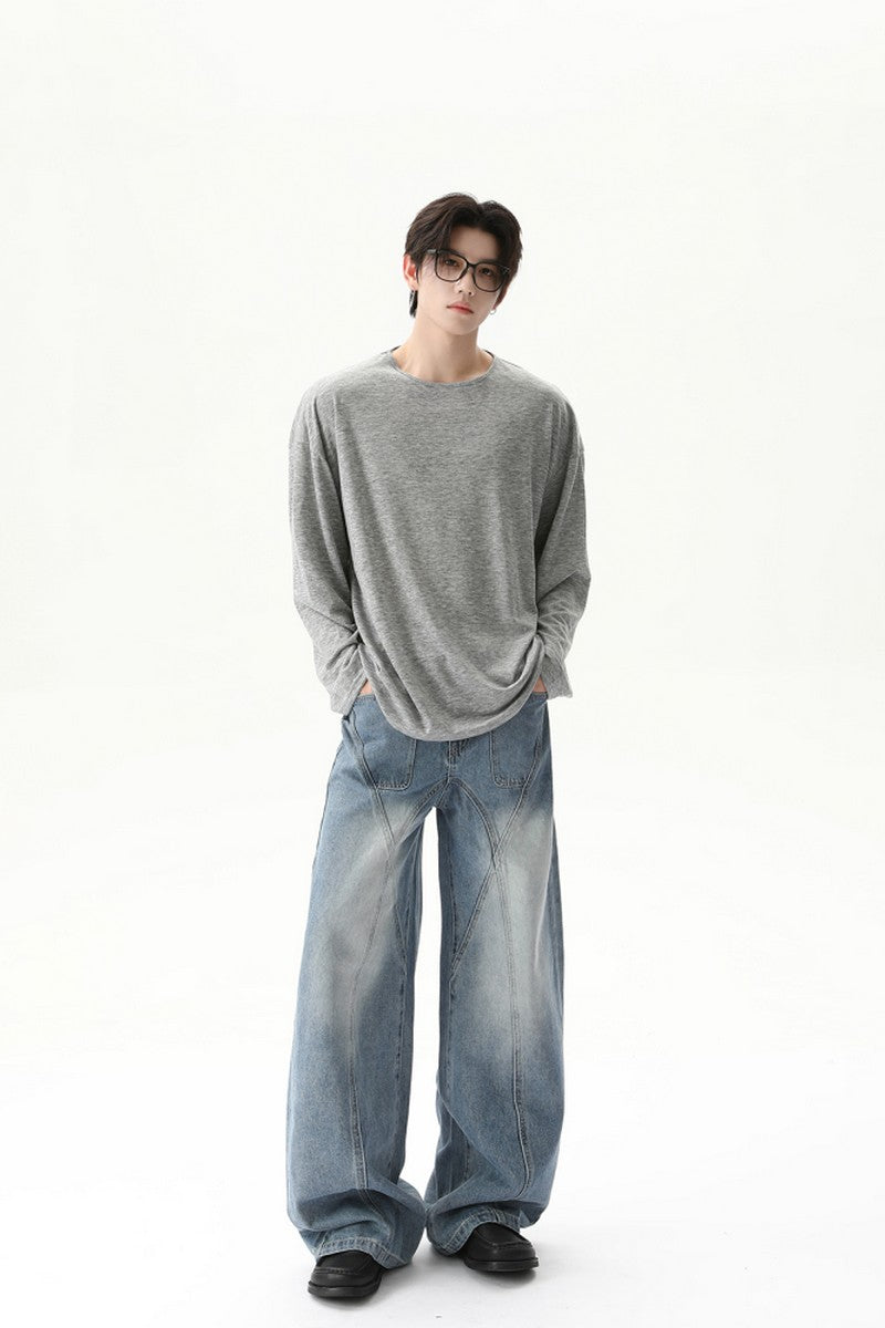 Basic Crewneck Long Sleeve Tee