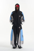 Colorblock Embroidered Track Jacket