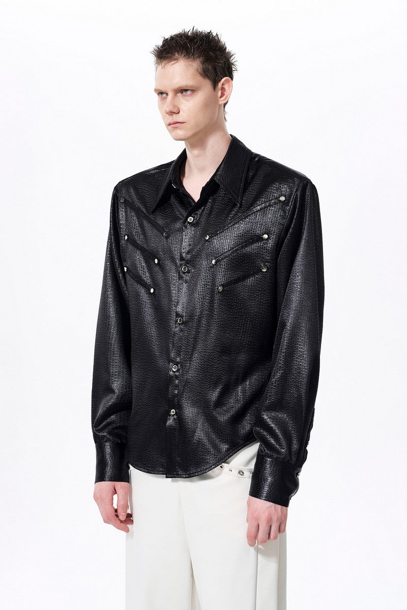 Textured Longsleeve Shirt