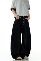 Black Blade Raw Jeans