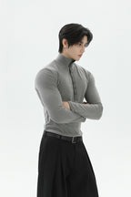 Thermal Fitted Henley Long Sleeve Tee