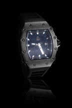 Frosted Gold Barrel Watch