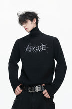 Modal Wool Mock Neck Sweater