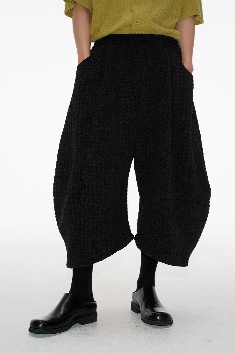 Jacquard Low-Crotch Pants