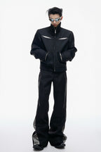 Colorblock Deconstructed Trousers