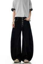 Black Blade Raw Jeans