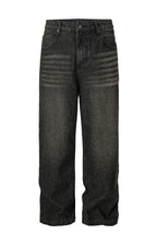Washed Jacquard Corduroy Jeans