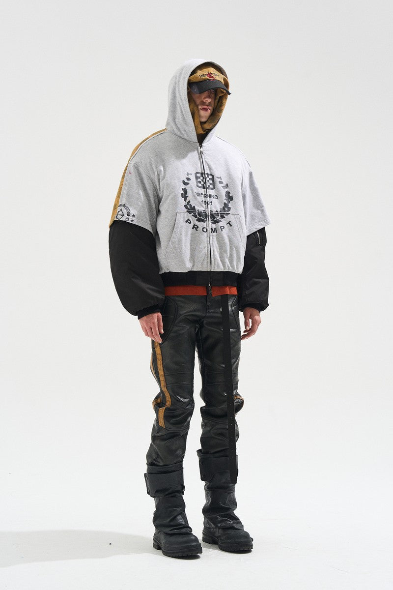 Layered Camo Edge MA1 Jacket