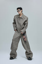 Pearl Plaid Trousers